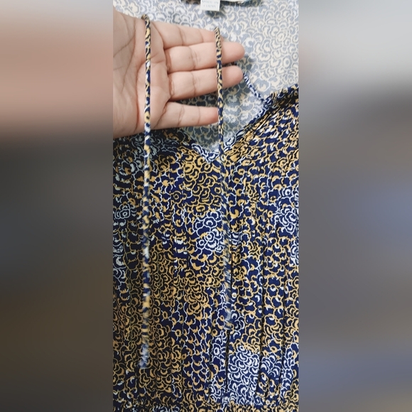 Boden Elegant Sleeveless Multicolor Patterned Dress With Zipper On Side  Size 10 - Picture 5 of 11